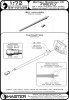 Master GM-72-029 Sherman VC Firefly - lufa działa QF 17pdr (76,2mm) 1/72